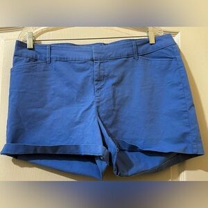 Old Navy Blue Denim Periwinkle Shorts Women's Size 14